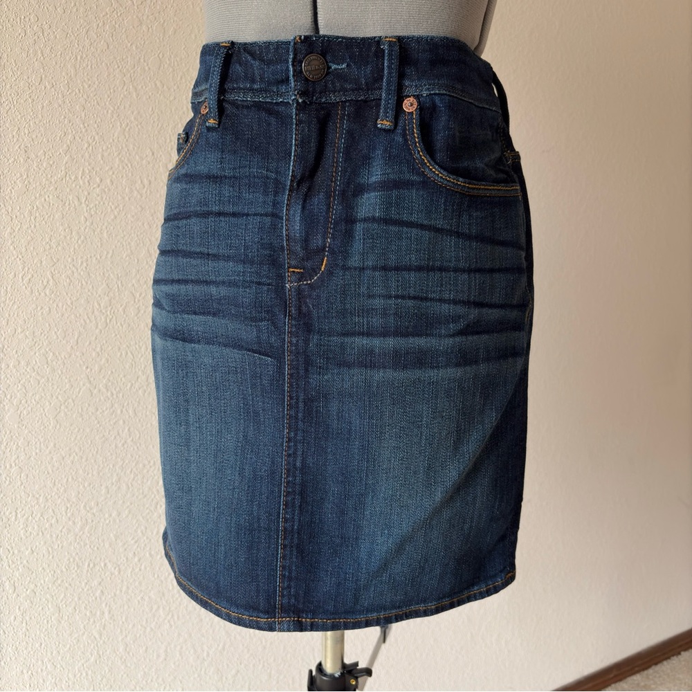 NWT Ruehl No. 925 denim mini skirt size 27